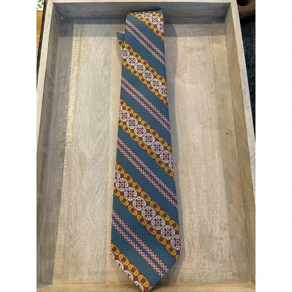 Mr‎ John Beau Brummell 1970s Tie 100%polyester Vintage Men's
